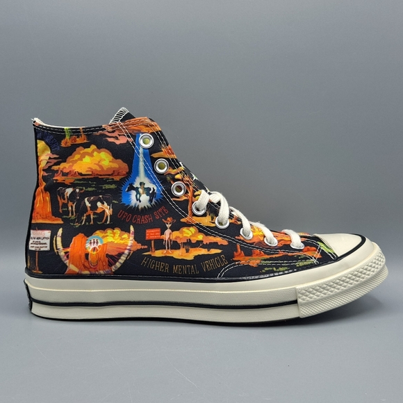New Converse Chuck 70 Hi Tops TWISTED RESORT UFO Crash Site Rare Women's Shoes - Picture 4 of 10